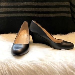 Black Wedge Jessica Simpson Heels SZ 9.5